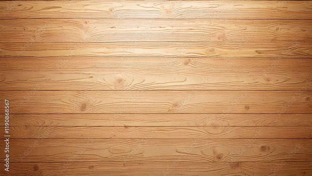 Naklejka premium 木目の背景素材 ウッドデッキ 木目 淡いブラウン AI生成素材 横目