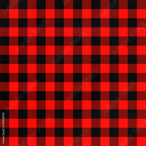 Dark Red Tartan Seamless Pattern Checkered Background