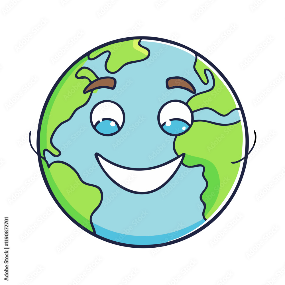 smiling earth vector icon, smiling earth vector illustration - simple illustration of smiling earth, perfect for logos and icons smiling earth vector icon, smiling earth vector illustration - simple illustration of smiling earth, perfect for logos and icons