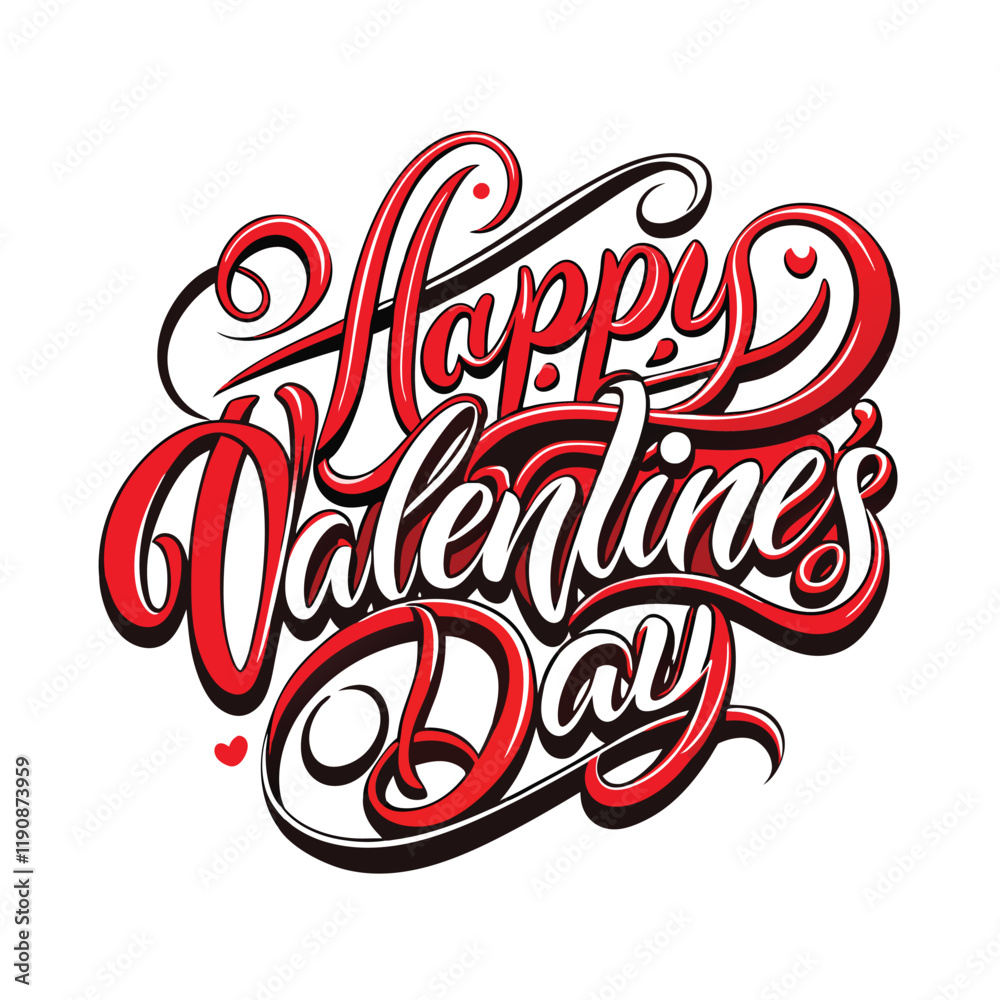 Colorful Hearts and Happy Valentines Day! Text Design line art icon sign silhouette vector illustration with fun brush ink calligraphy typography for photo overlays t-shirt print flyer poster design Colorful Hearts and Happy Valentines Day! Text Design line art icon sign silhouette vector illustration with fun brush ink calligraphy typography for photo overlays t-shirt print flyer poster design
