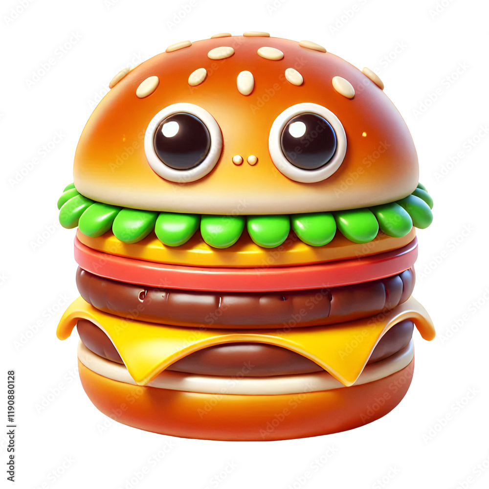 hamburger on white background hamburger on white background
