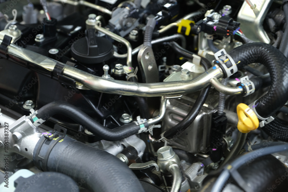 Engine for driving hybrid cars. Energy-saving cars. Engine for driving hybrid cars. Energy-saving cars.
