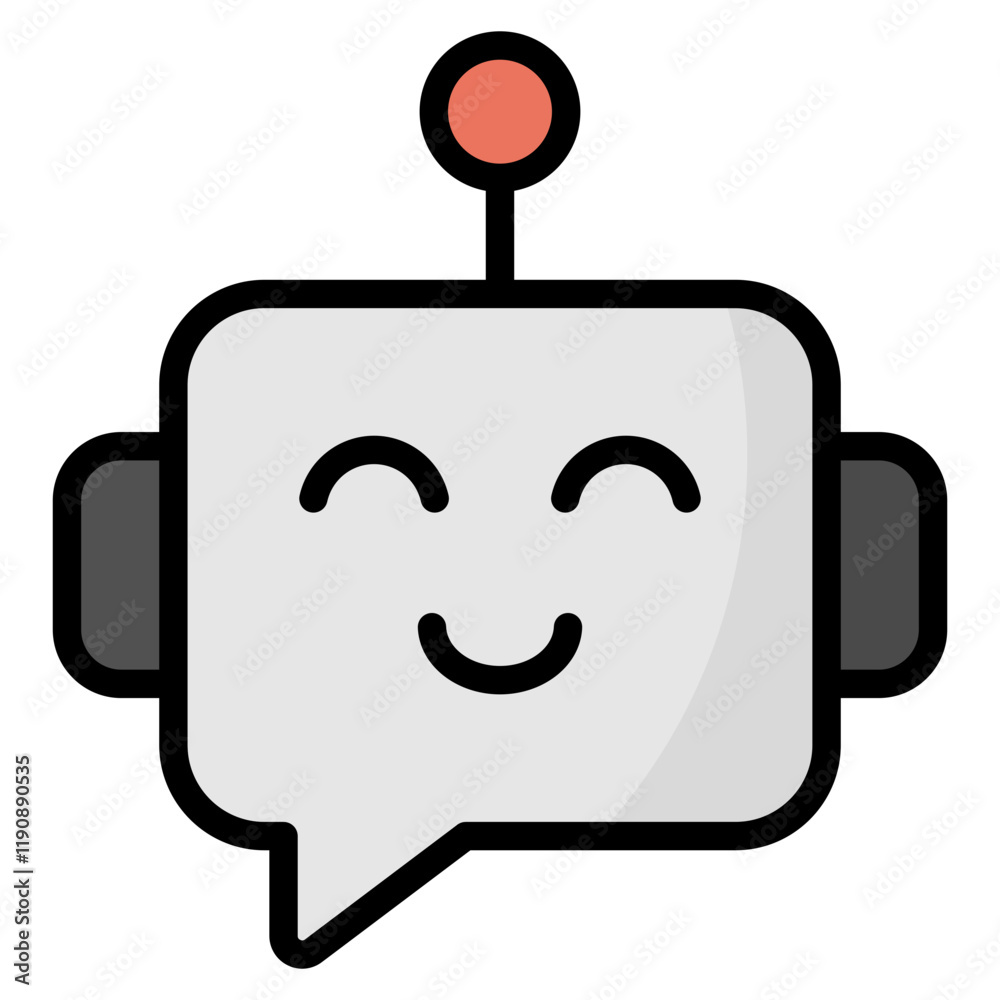 Obraz premium Chatbot Icon