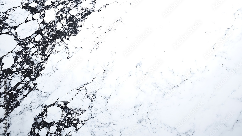 Fototapeta premium Abstract Black and White Marble Texture Design