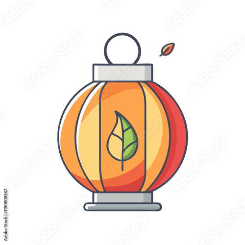 fall lantern vector icon,fall lantern vector illustration - simple illustration of fall lantern ,perfect for logos and iconsfall lantern 