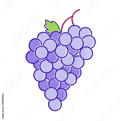 grapes for harvest vector icon,grapes for harvest vector illustration - simple illustration of grapes for harvest ,perfect for logos and iconsgrapes for harvest 