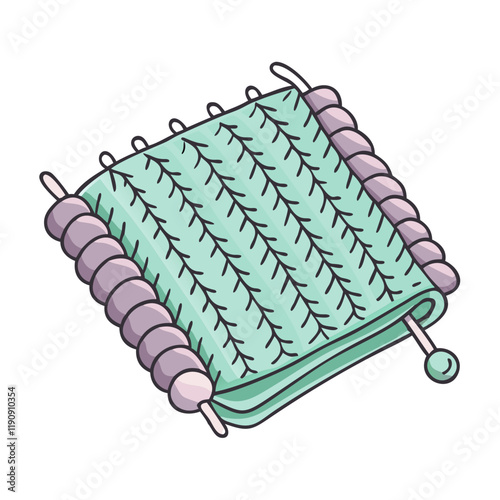 knit blanket vector icon,knit blanket vector illustration - simple illustration of knit blanket ,perfect for logos and iconsknit blanket 