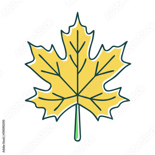 maple leaf vector icon,maple leaf vector illustration - simple illustration of maple leaf ,perfect for logos and iconsmaple leaf 