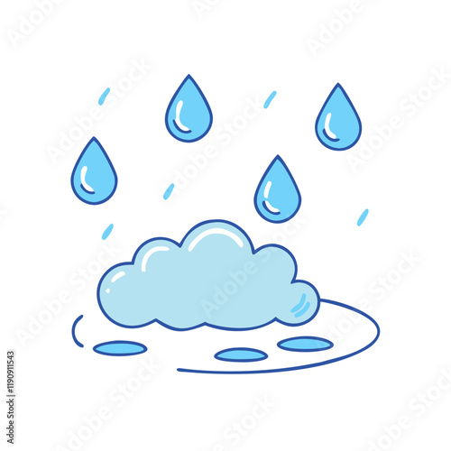 rain puddles vector icon,rain puddles vector illustration - simple illustration of rain puddles ,perfect for logos and iconsrain puddles 