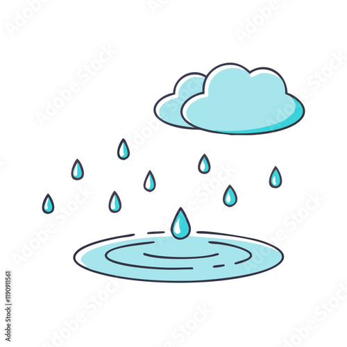 rain puddles vector icon,rain puddles vector illustration - simple illustration of rain puddles ,perfect for logos and iconsrain puddles 