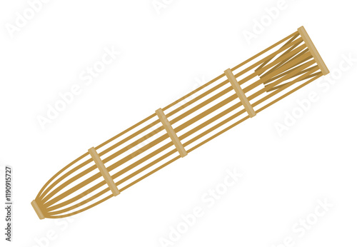 Southeast Asian Traditional bamboo fish trap