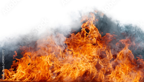Fiery Sparks and Smoke Particles Overlay for Dynamic Effects