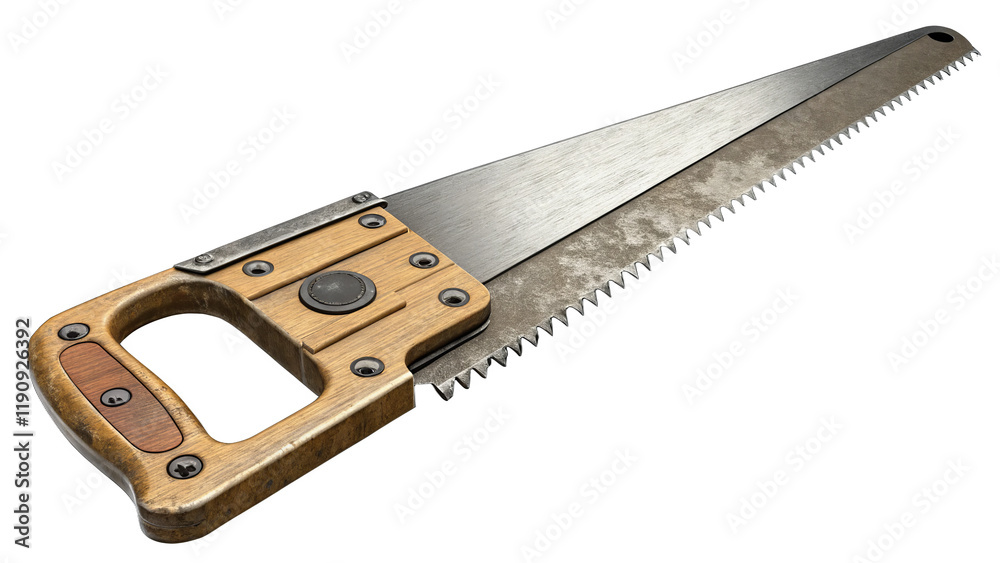 Hacksaw isolated on a transparent background. Hacksaw isolated on a transparent background.
