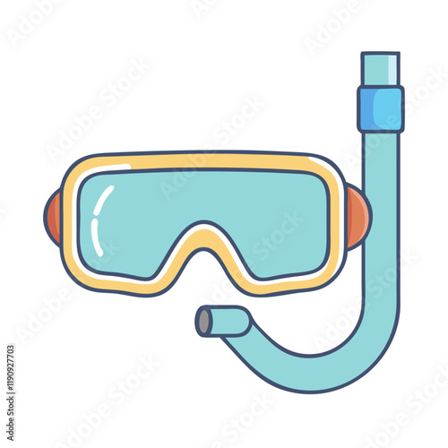 scuba diving mask vector icon, scuba diving mask vector illustration - simple illustration of scuba diving mask, perfect for logos and iconsscuba diving mask 