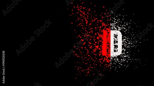 The End Text animation on black screen , 4K Footage video	