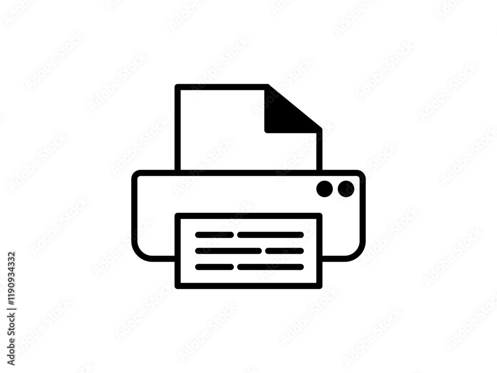 printer icon, simple flat style, logo sign symbol vector illustration pictogram, isolated on white for mobile app printer icon, simple flat style, logo sign symbol vector illustration pictogram, isolated on white for mobile app