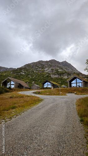 landscape with a house