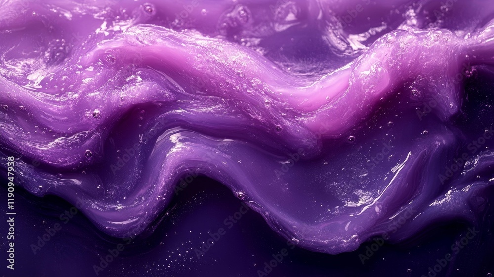 Obraz premium Abstract purple texture with flowing curves. Generative AI
