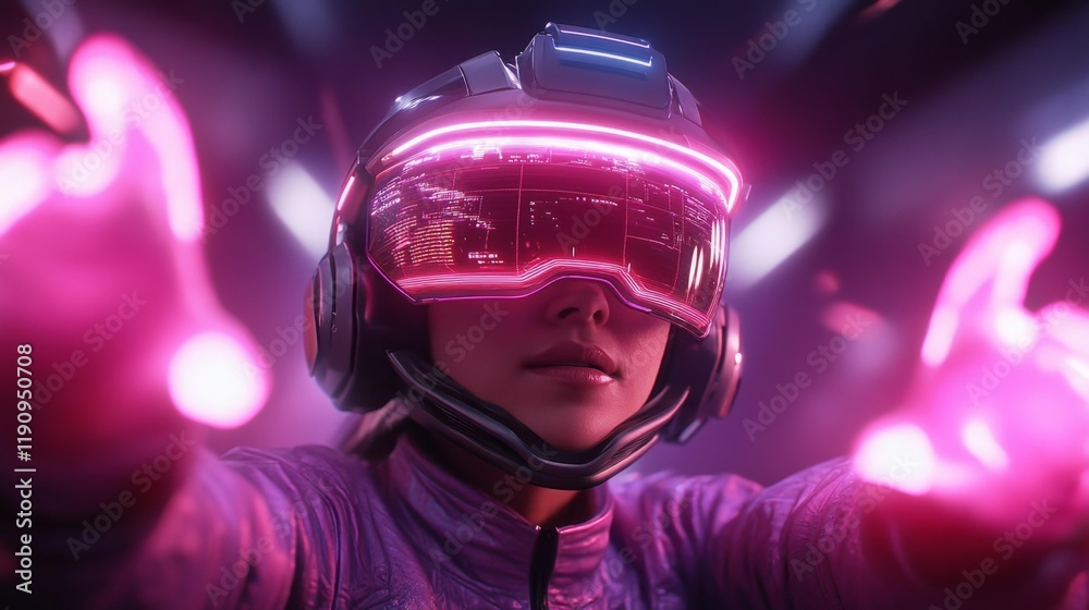 Futuristic Climate Strategist with Holographic Data Interface. Generative AI Futuristic Climate Strategist with Holographic Data Interface. Generative AI