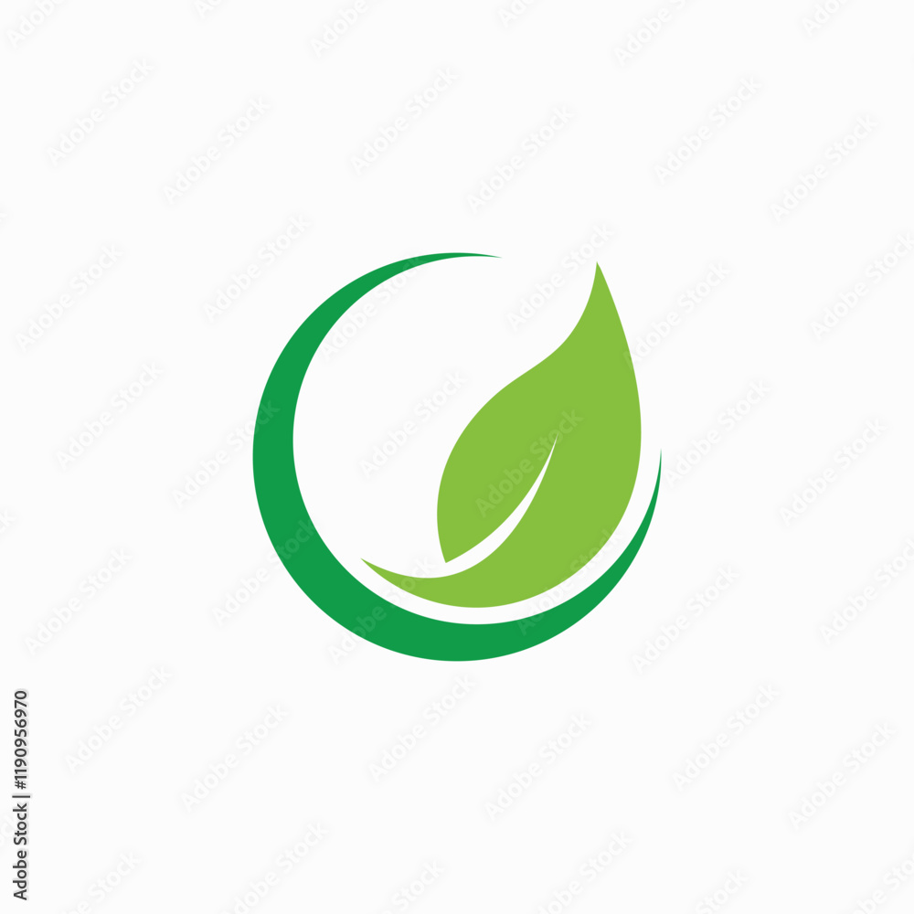 Tree Leaf Vector icon Illustration design fully editable vector template