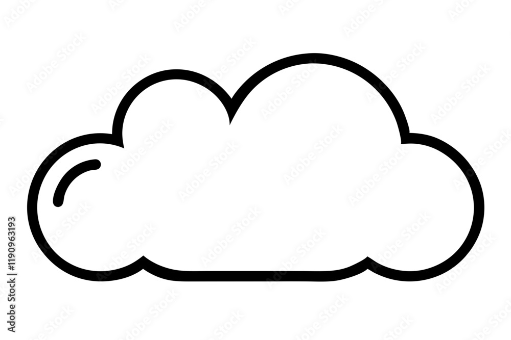 Soft and Puffy Cloud Icon Vector Illustration Design Soft and Puffy Cloud Icon Vector Illustration Design