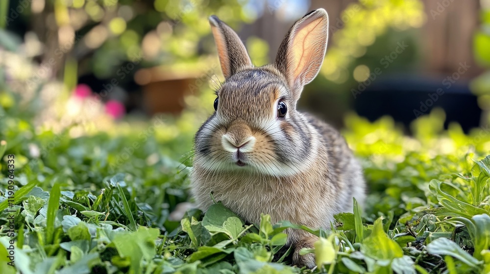 Fototapeta premium Fresh purple onions arranged in a wooden bowl with herbs on a rustic kitchen table