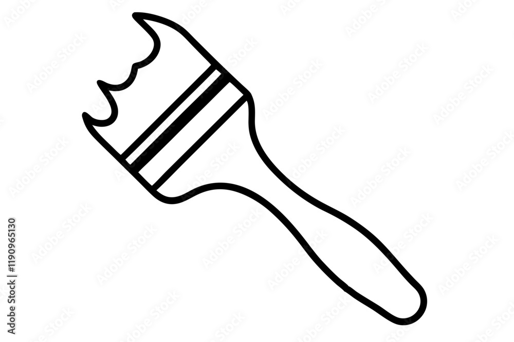 Creative Paintbrush Icon Vector Illustration - Artistic Design Element Creative Paintbrush Icon Vector Illustration - Artistic Design Element
