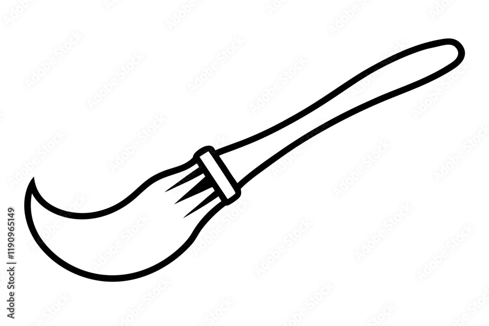 Creative Paintbrush Icon Vector Illustration - Artistic Design Element Creative Paintbrush Icon Vector Illustration - Artistic Design Element