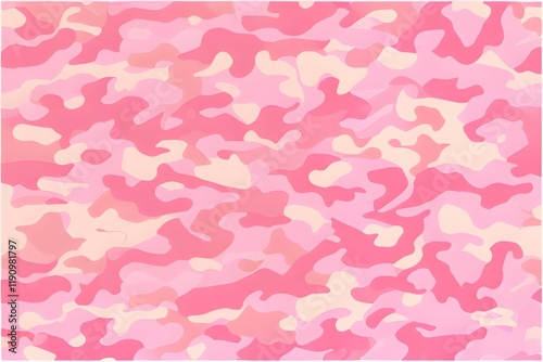 ピンクの迷彩、女子、軍、ファッション