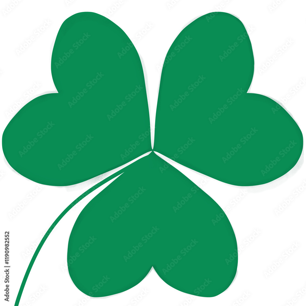 Three-leaf clover, a symbol of simplicity and ease.