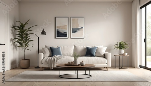 Modern Minimalist Living Room Interior Design
