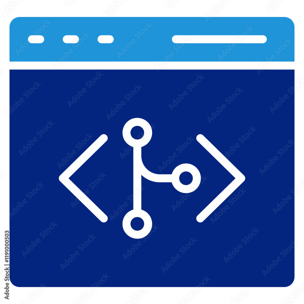 Code Merge Icon Element For Design Code Merge Icon Element For Design