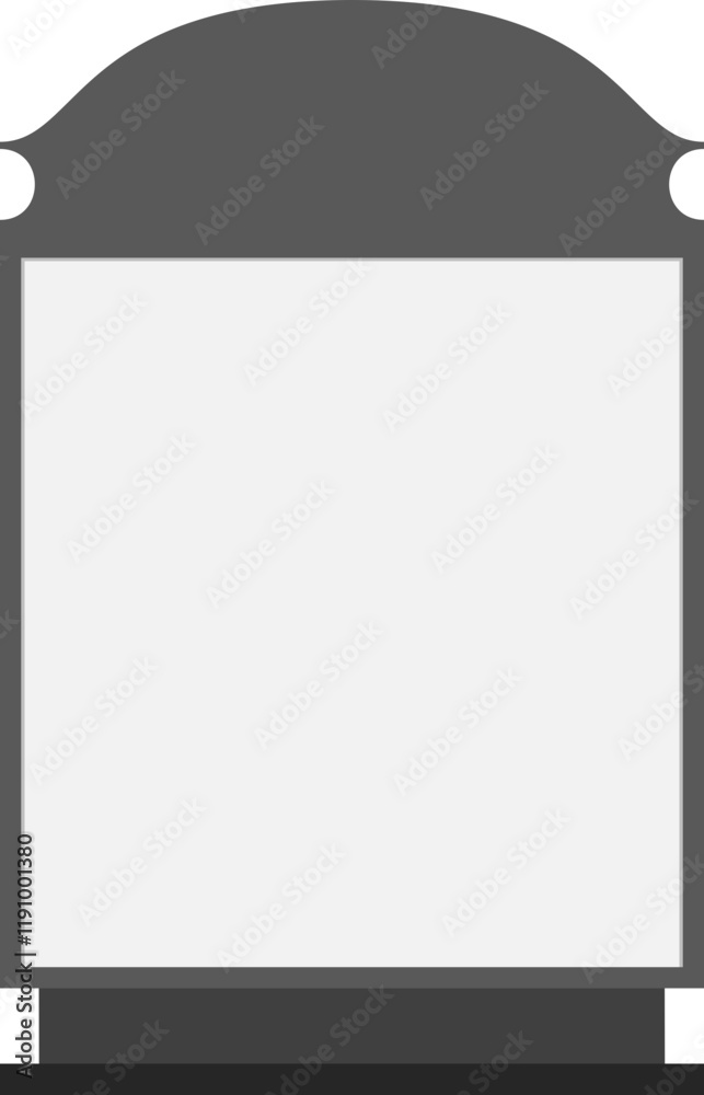 Illustration of a billboard stand with blank copy space. Empty sign board for your design. Illustration of a billboard stand with blank copy space. Empty sign board for your design.