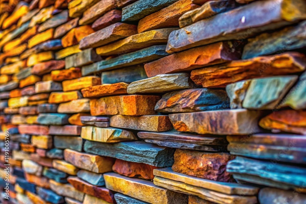 Rustic Stone Wall Texture: Close-Up Long Exposure Photography Rustic Stone Wall Texture: Close-Up Long Exposure Photography