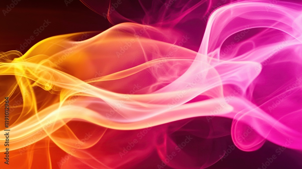 Abstract swirling colorful smoke. Abstract swirling colorful smoke.