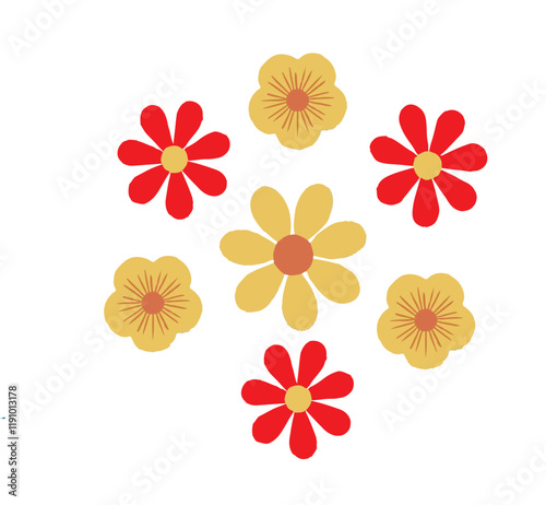 flower vactor icon ,flower  icon