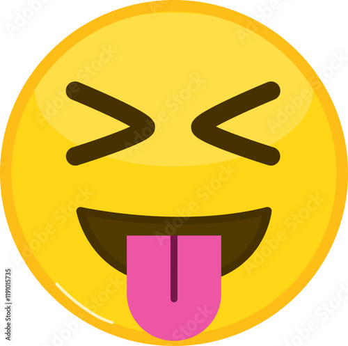 Playful Squinting face Sticking Out Tongue Emoji