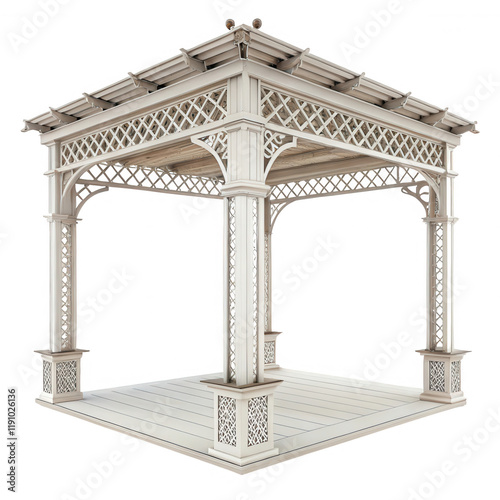 Elegant Garden Gazebo in Modern Design photo