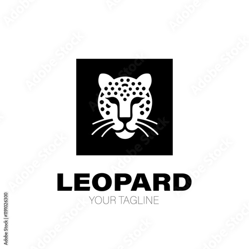 Leopard Logo, Leopard Logo Design, Leopard Logo Brand Name. Leopard Logo Vector Design on White Background