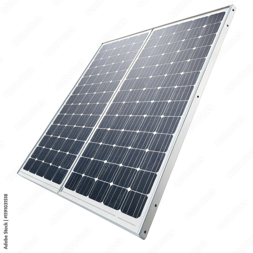 Solar Panel Displaying Renewable Energy Source Solar Panel Displaying Renewable Energy Source