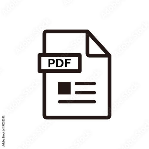 PDF形式のファイルのアイコン