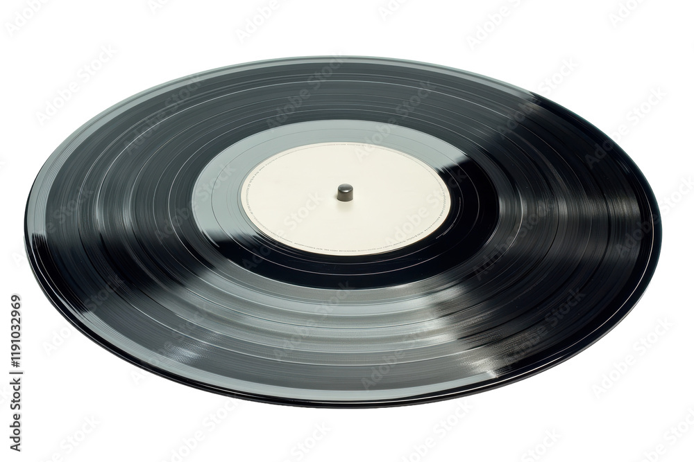 Obraz premium Classic Vinyl Record Collection for Music Lovers