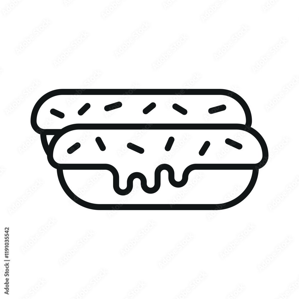 Empanada food icon featuring a modern and minimalist design, ideal for creating a fresh and trendy vibe in fusion food, branding, or dining-themed design Empanada food icon featuring a modern and minimalist design, ideal for creating a fresh and trendy vibe in fusion food, branding, or dining-themed design