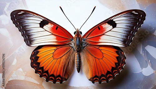 Generated image : grod plan sur les ailes d'un papillon