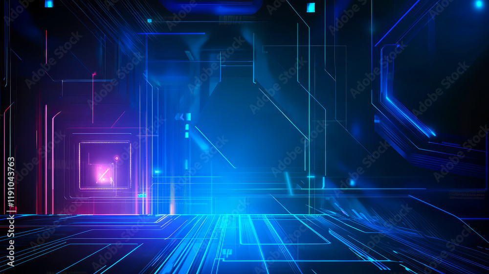 Obraz premium Abstract energetic modern digital background texture