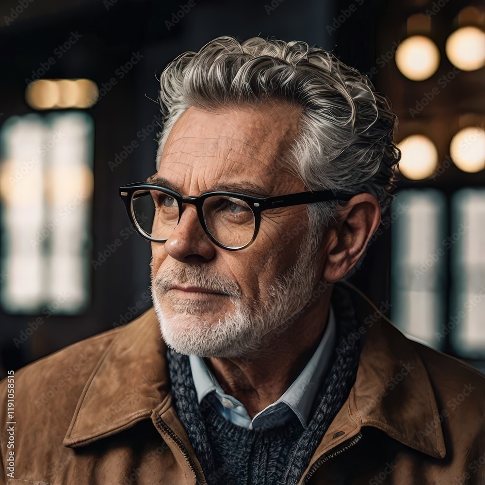 Obraz premium man in glasses