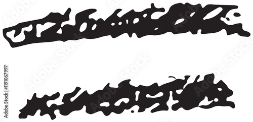 Chalk, crayon hand drawn grunge texture punctuation check marks, pointer, arrow, underline, question mark, hash tag, exclamation point, bracket, dot for to do list and note, diagram