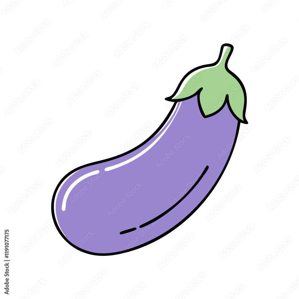 eggplant vector icon, eggplant vector illustration - simple illustration of eggplant, perfect for logos and iconseggplant eggplant vector icon, eggplant vector illustration - simple illustration of eggplant, perfect for logos and iconseggplant