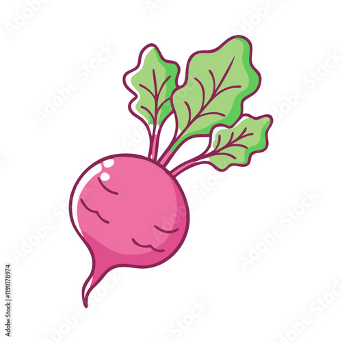 beetroot vector icon, beetroot vector illustration - simple illustration of beetroot, perfect for logos and iconsbeetroot