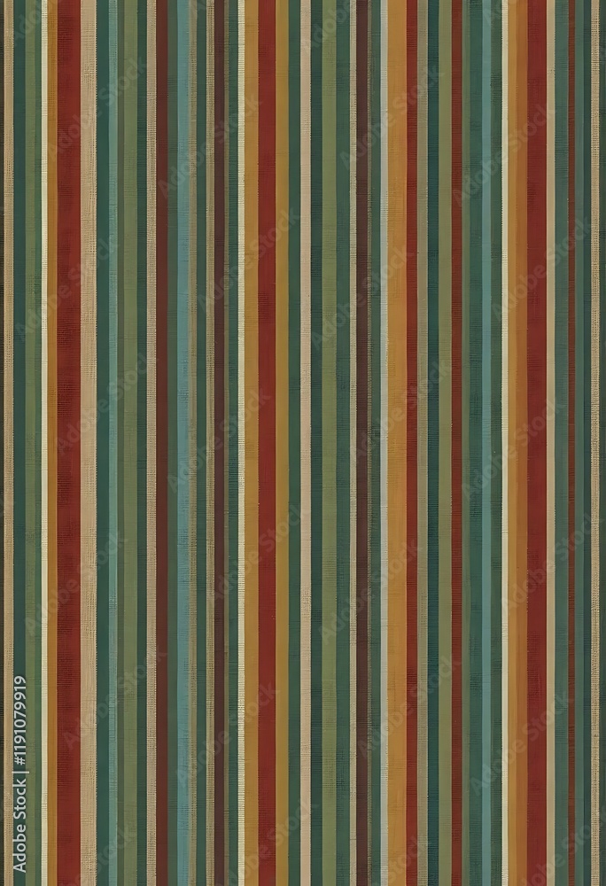 Obraz premium Vertical Striped Pattern with Earthy Tones